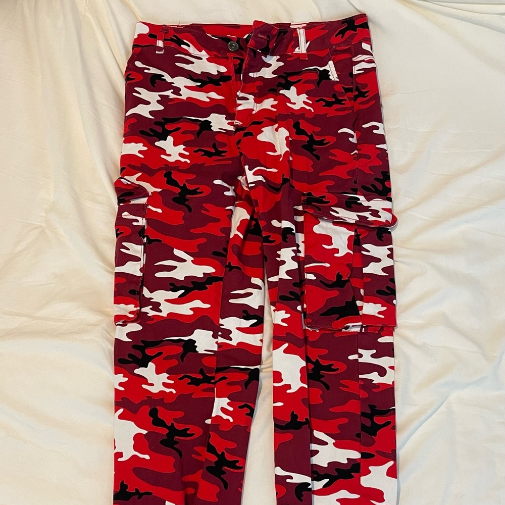 Camo Red Joggers